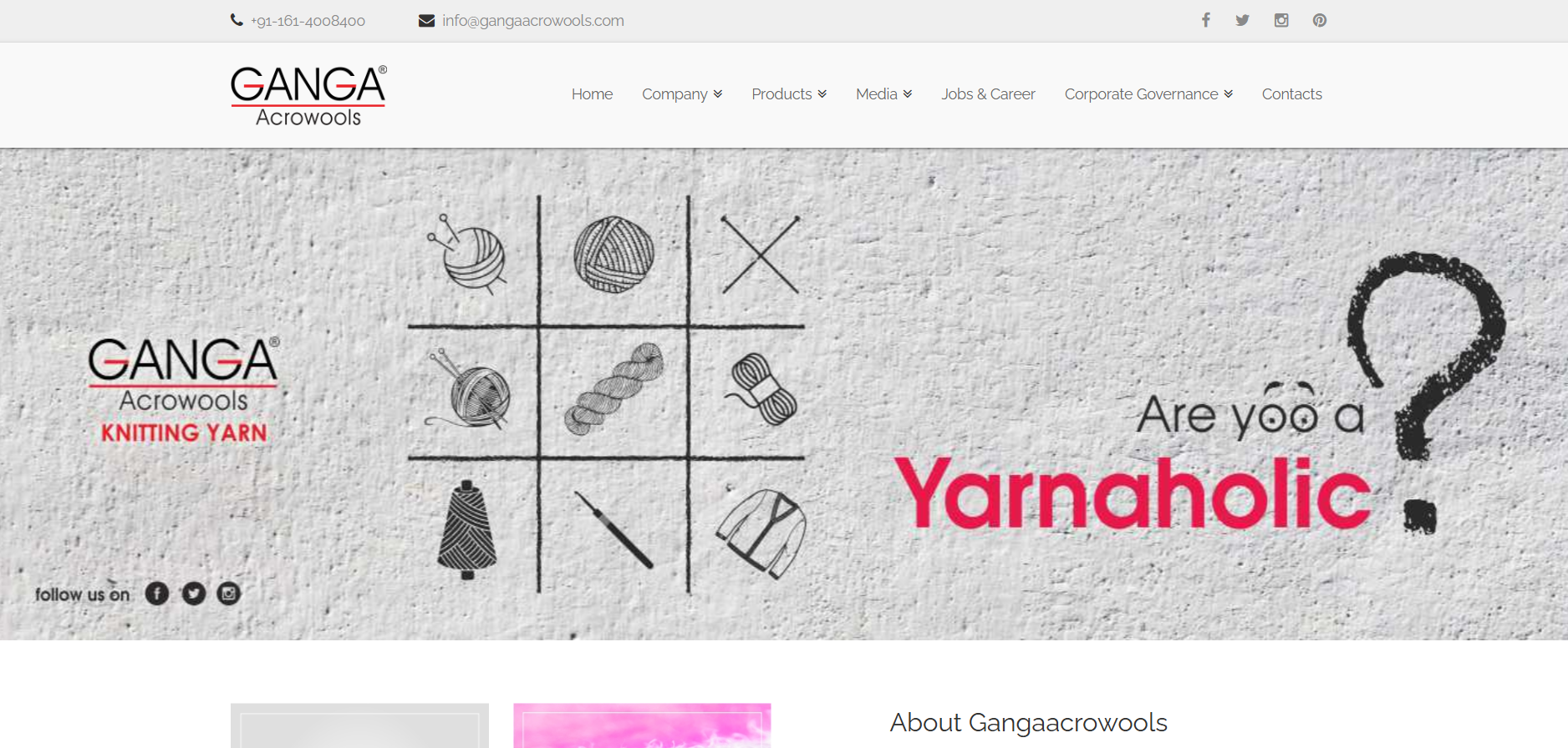 Ganga Acrowools Limited